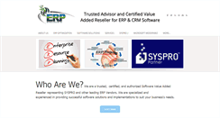 Desktop Screenshot of erp-specialists.com